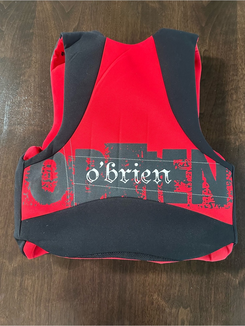 O’BRIEN kids youth life jacket 50-90 pounds red and black - Picture 2 of 6